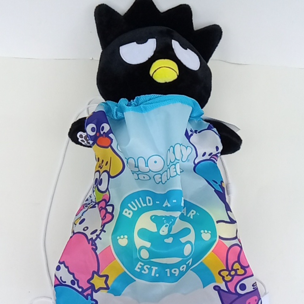 Sanrio Build A Bear Workshop Badtz-Maru Plush And Backpack - Picture 16 of 16